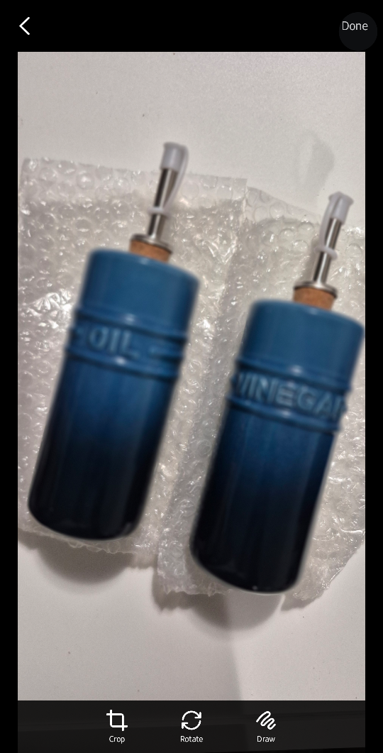 Stoneware Oil & Vinegar Cruet Set - photo 2