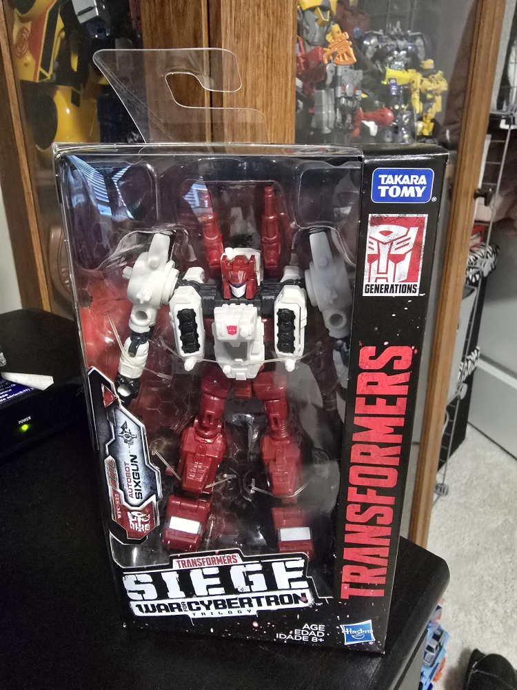 Transformers Siege War for Cybertron Autobot Sixgun - New