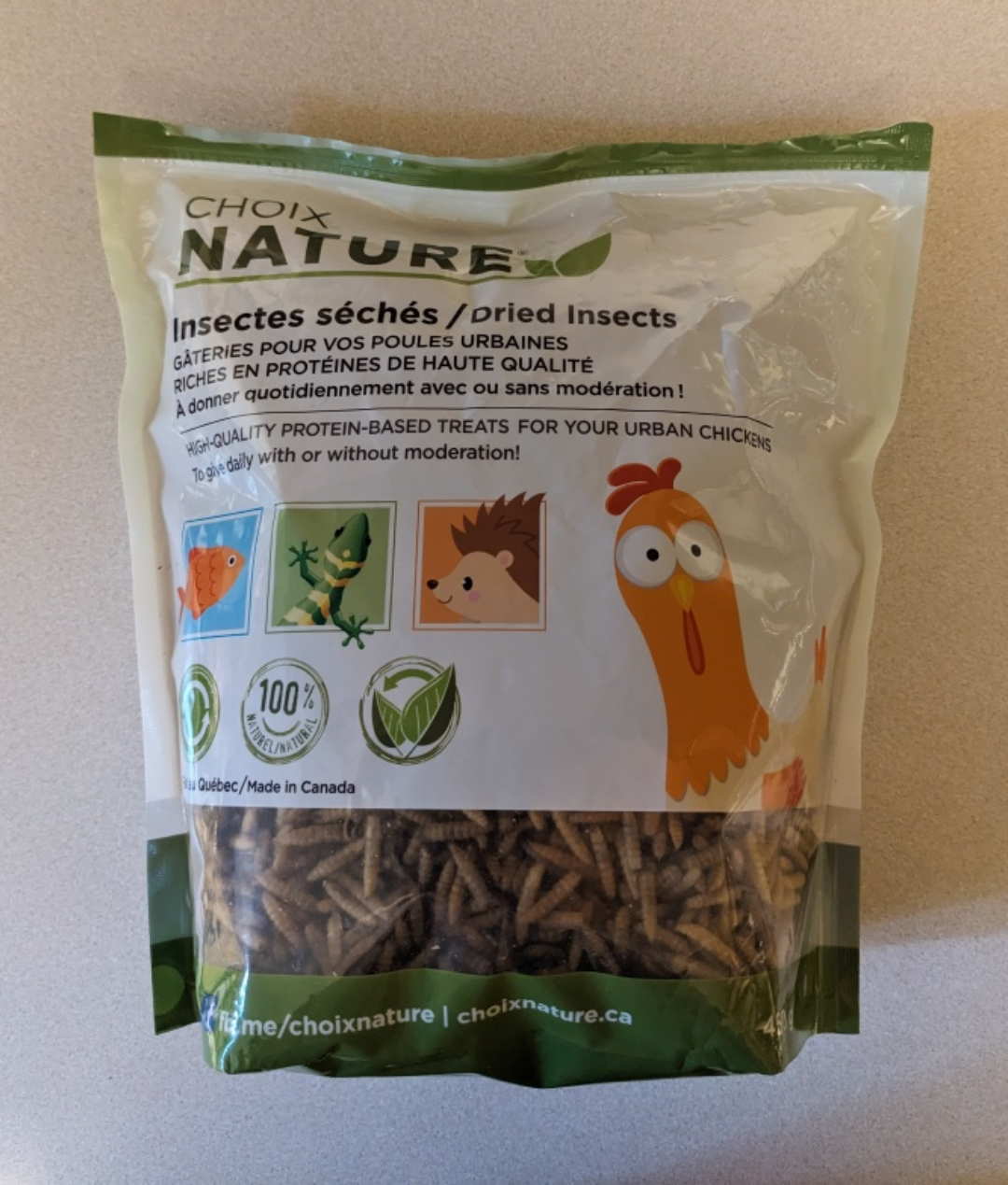 Choix Nature Dried Black Soldier Fly Mealworm Larvae