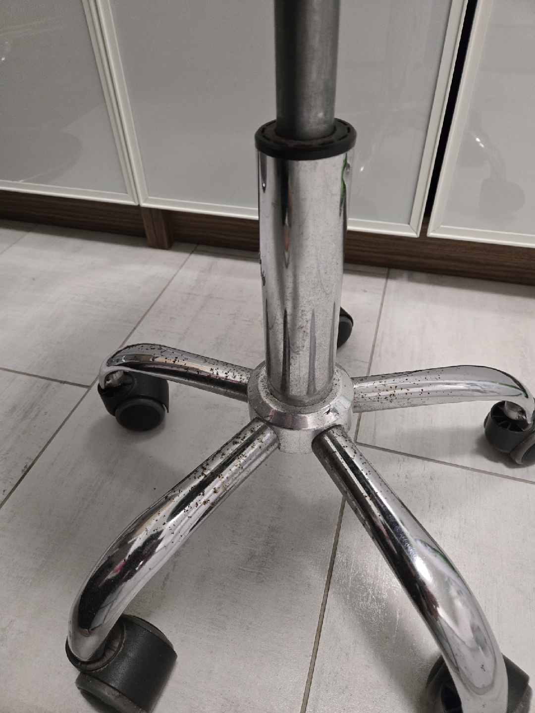 Mint Green Adjustable Rolling Stool - photo 3