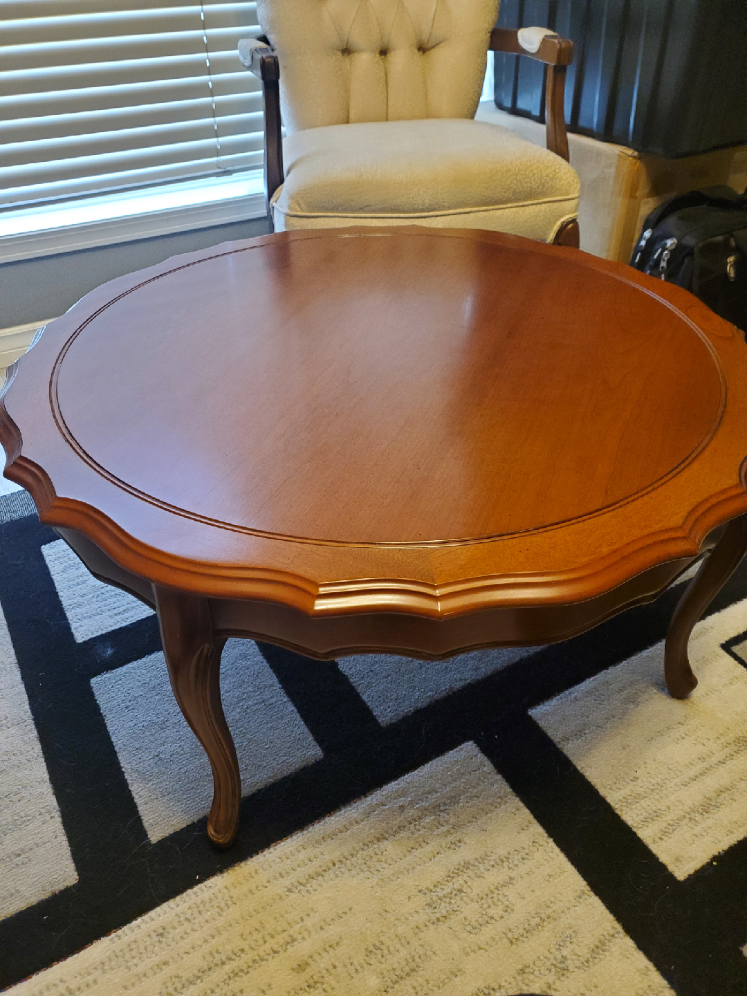 Round Wooden Coffee Table