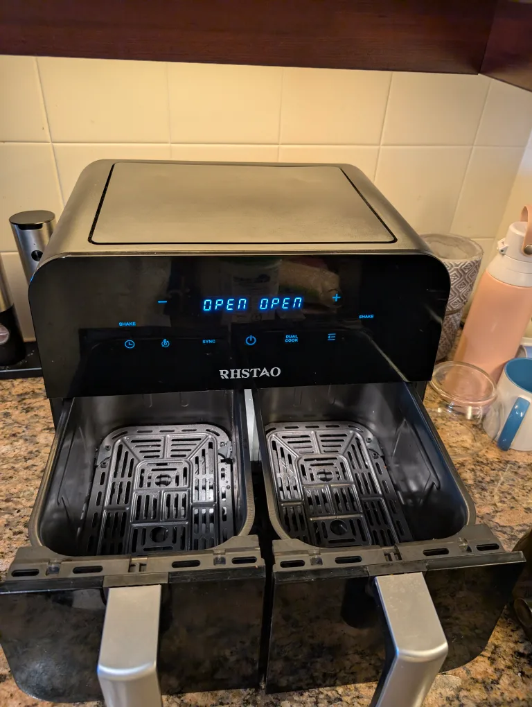 RHSTAO Dual Basket Air Fryer 10-quart image indicator(3)
