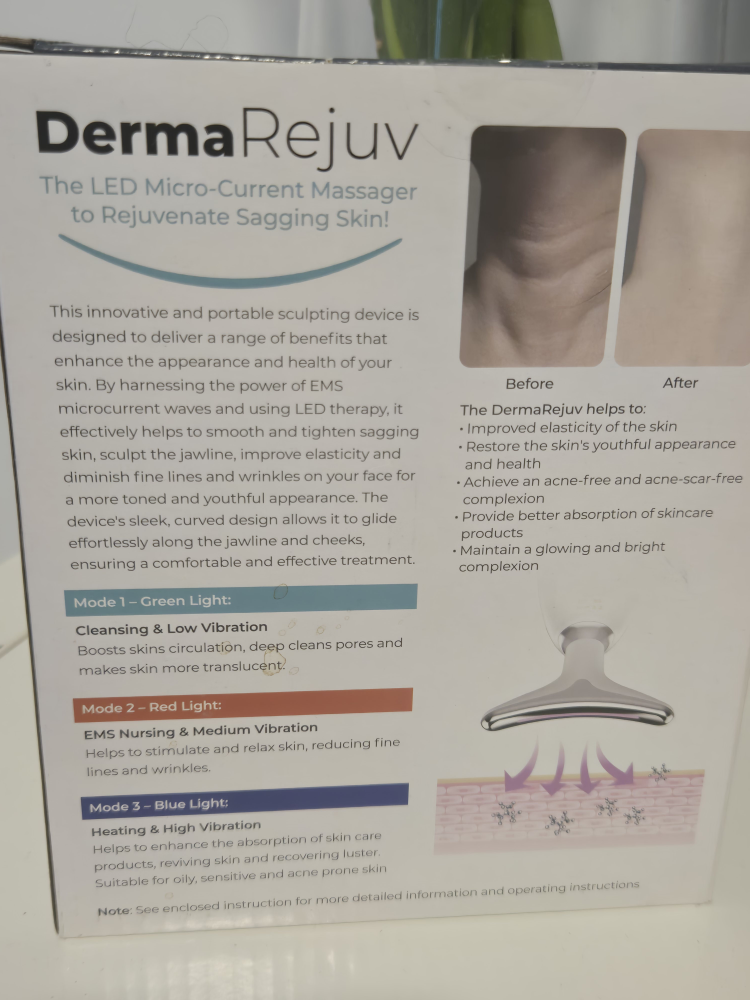DermaRejuv LED Micro-Current Massager - photo 2