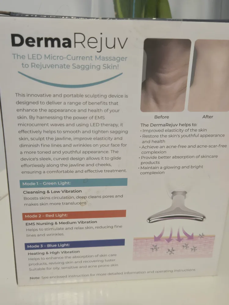 DermaRejuv LED Micro-Current Massager image indicator(2)