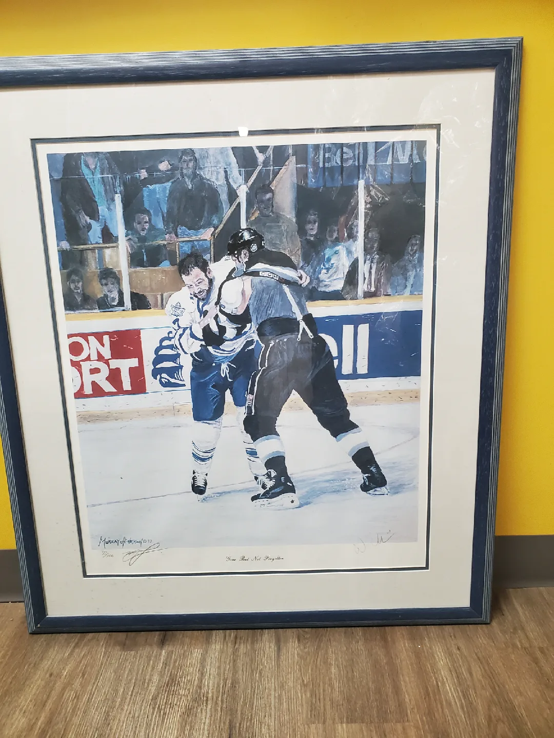 Framed Hockey Print thumbnail