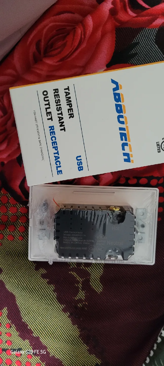 New Abbuetech USB Outlet Receptacle image indicator(2)