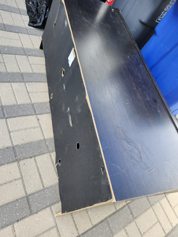 Black Wooden tv stand - photo 2