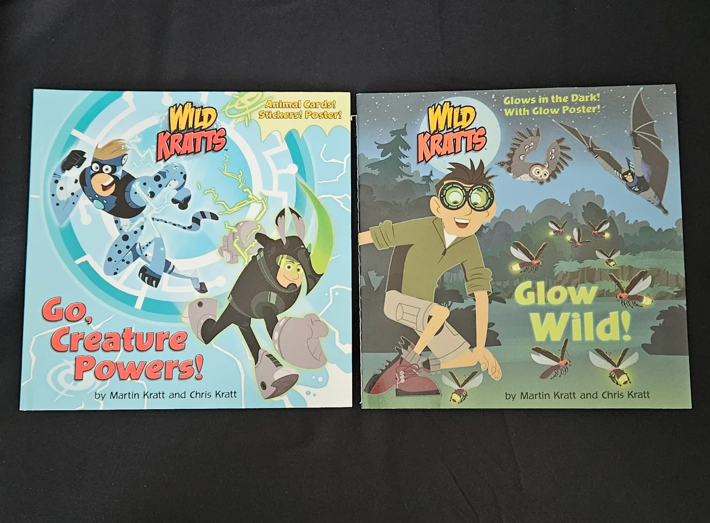 Wild Kratts Book Lot (2): Go, Creature Powers & Glow Wild thumbnail