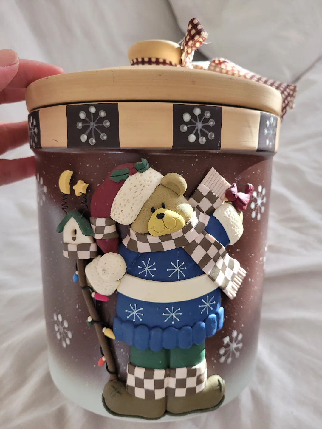 Ceramic Christmas Cookie Jar image indicator(2)
