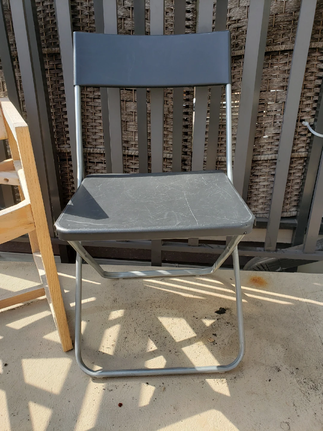 Black Ikea Folding Chair 🥕