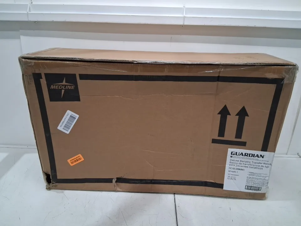 MEDLINE GUARDIAN TRANSFER BENCH WITH BACK support thumbnail