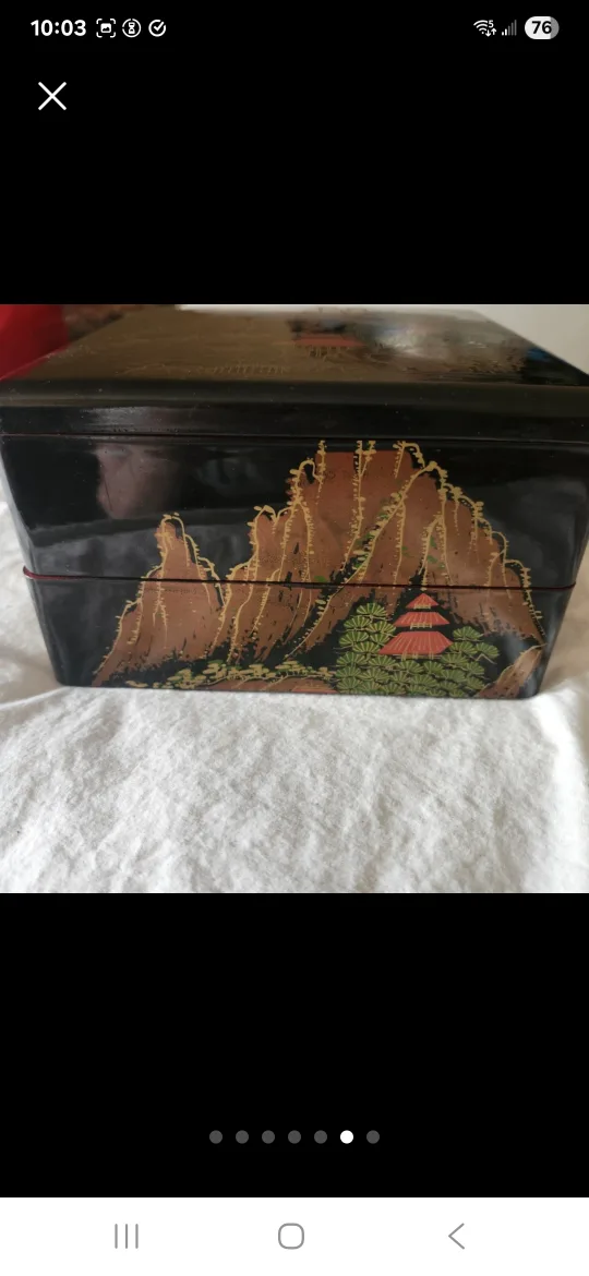 Lacquerware Bento Box with Lid image indicator(6)