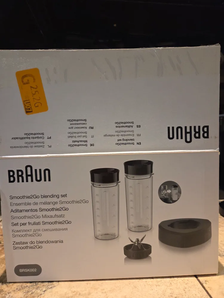 New Braun TriForce Smoothie2Go Blending Set image indicator(3)