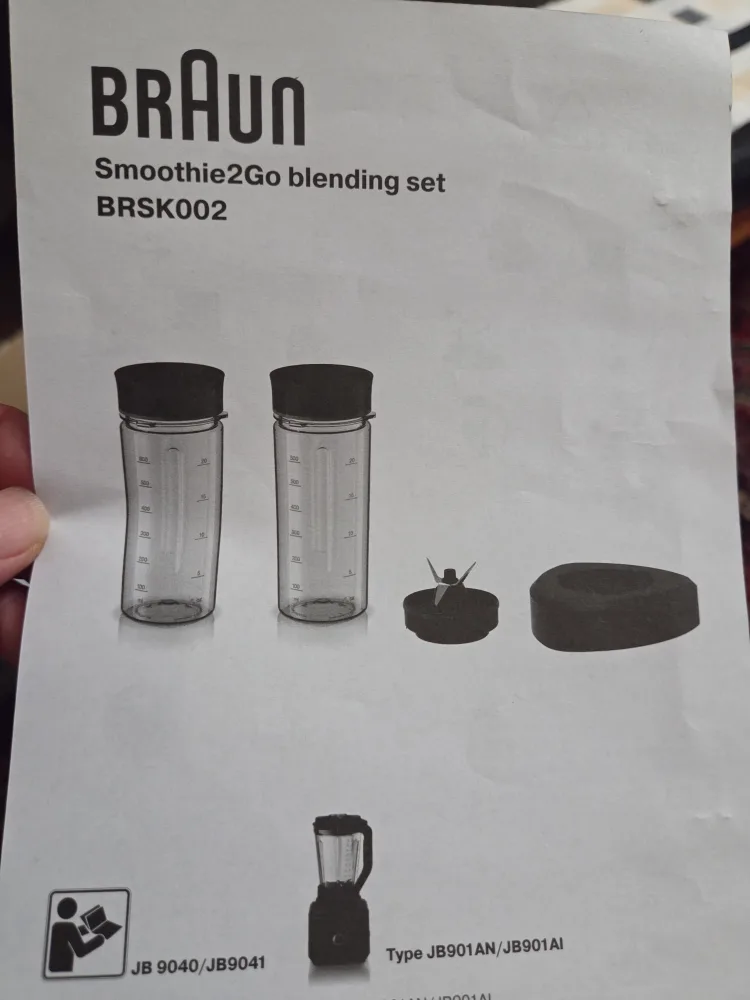 New Braun TriForce Smoothie2Go Blending Set image indicator(7)