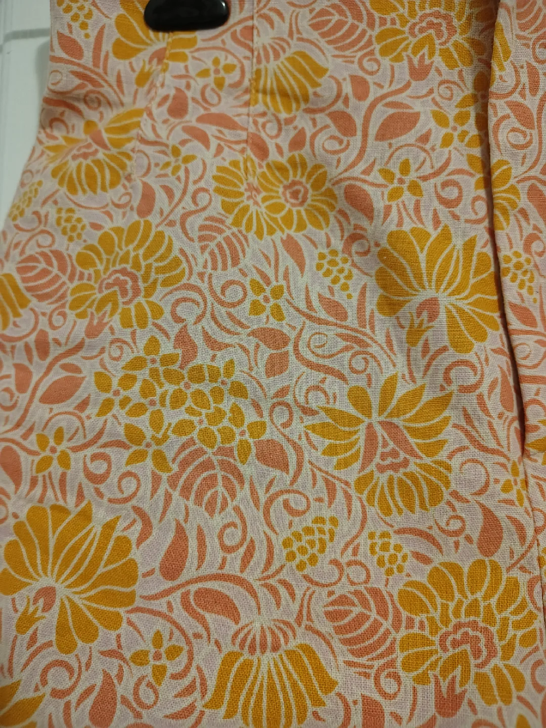 Zara Floral Print Shorts - Orange & Yellow image indicator(2)