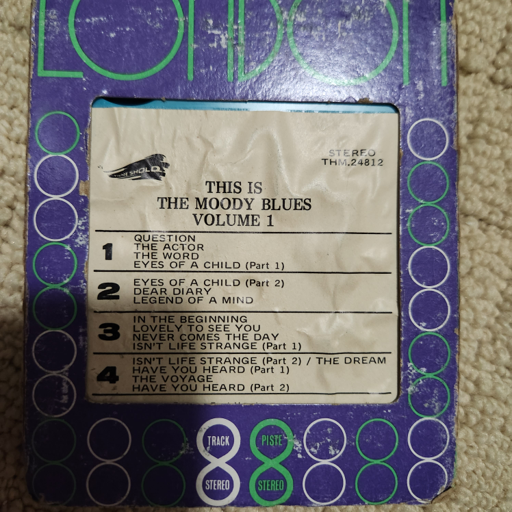Moody Blues & Edgar Winter Joe Walsh 8-Track Tape Cartridges - photo 2