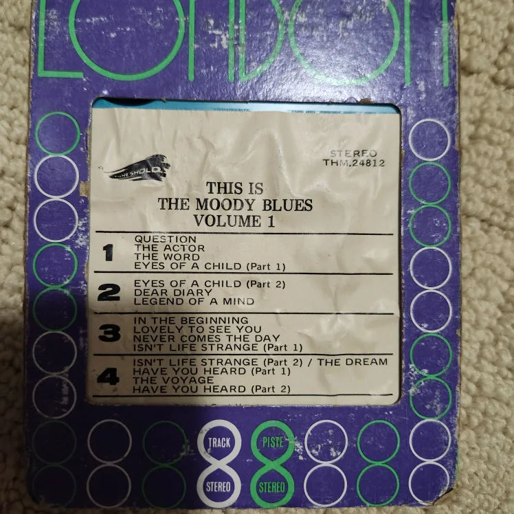 Moody Blues & Edgar Winter Joe Walsh 8-Track Tape Cartridges image indicator(2)