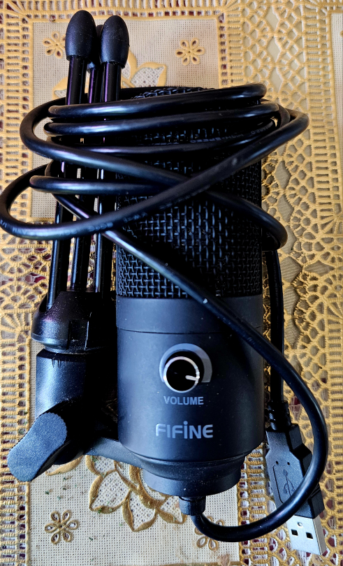 FIFINE Microphone - Black, YES AVAILABLE.