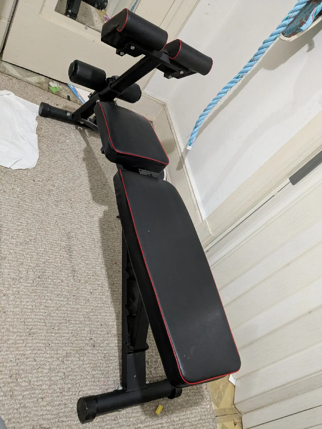 Adjustable Weight Bench - Black thumbnail