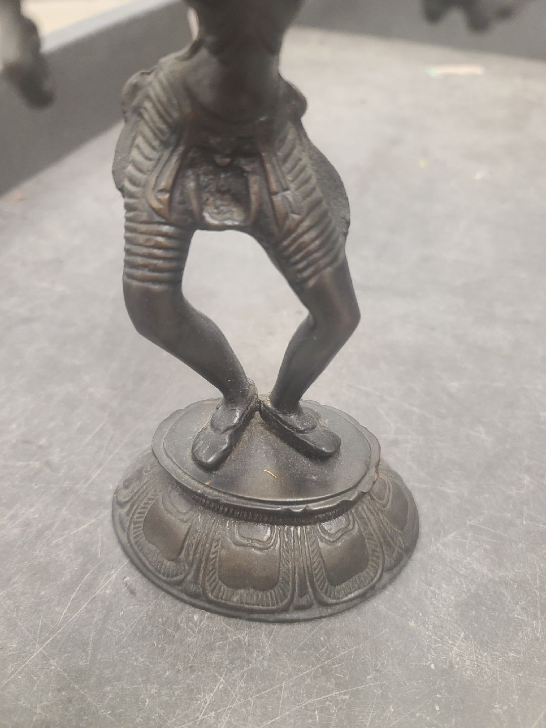 Bronze Figurine of Dancer with Bird - photo 2