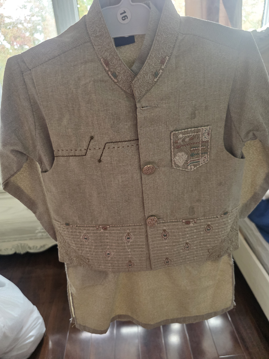 Boy's Traditional Outfit with Vest - Size 16