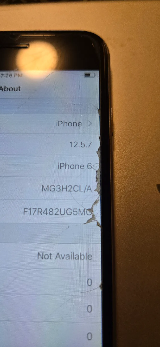 🥕iPhone 6s - Damaged Screen image indicator(3)