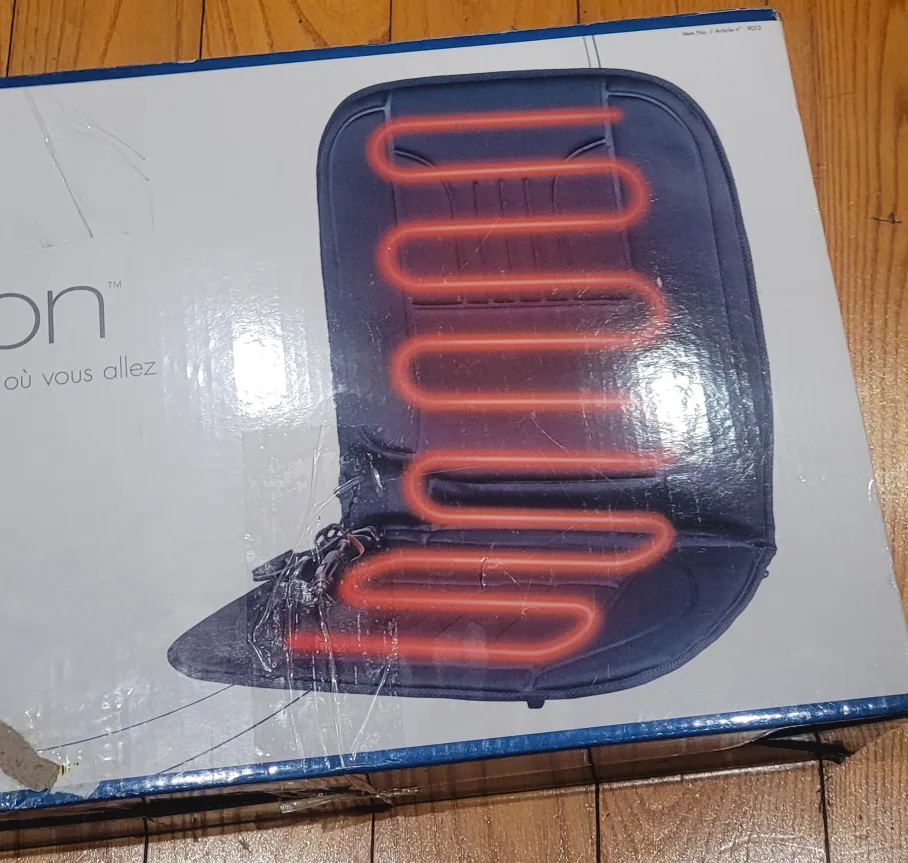 HealthMate 12V Heated Seat Cushion - New in Box thumbnail