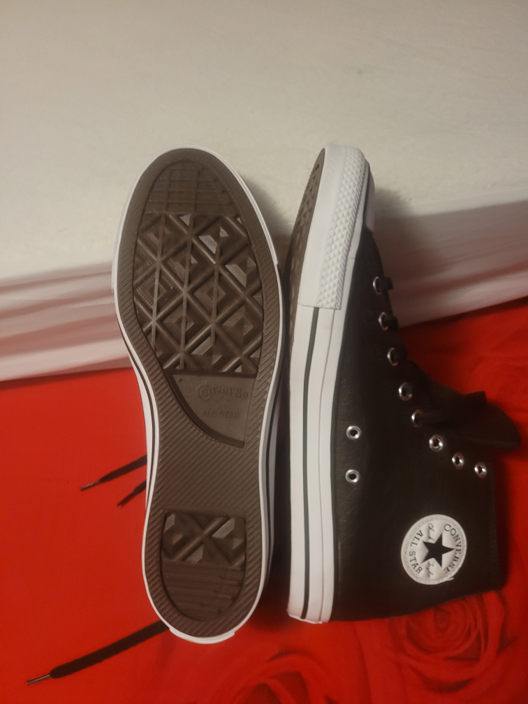 Converse All Star Leather High Top Sneakers - photo 2