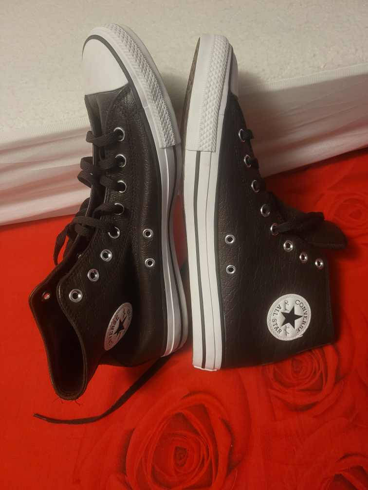 Converse All Star Leather High Top Sneakers - photo 3