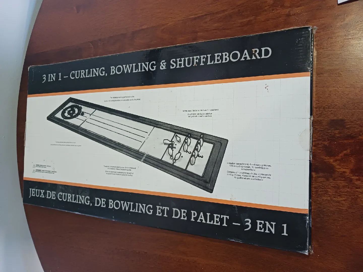 3 in 1 Curling, Bowling & Shuffleboard Game image indicator(2)