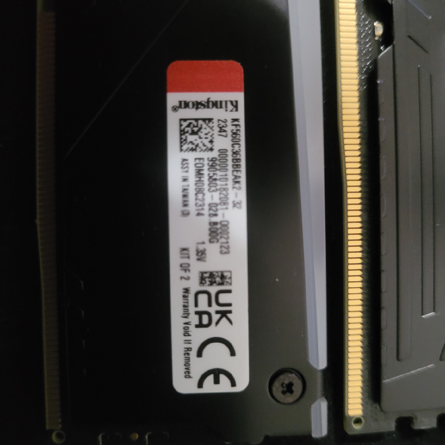 Kingston Fury Beast DDR5 32GB RAM - photo 2