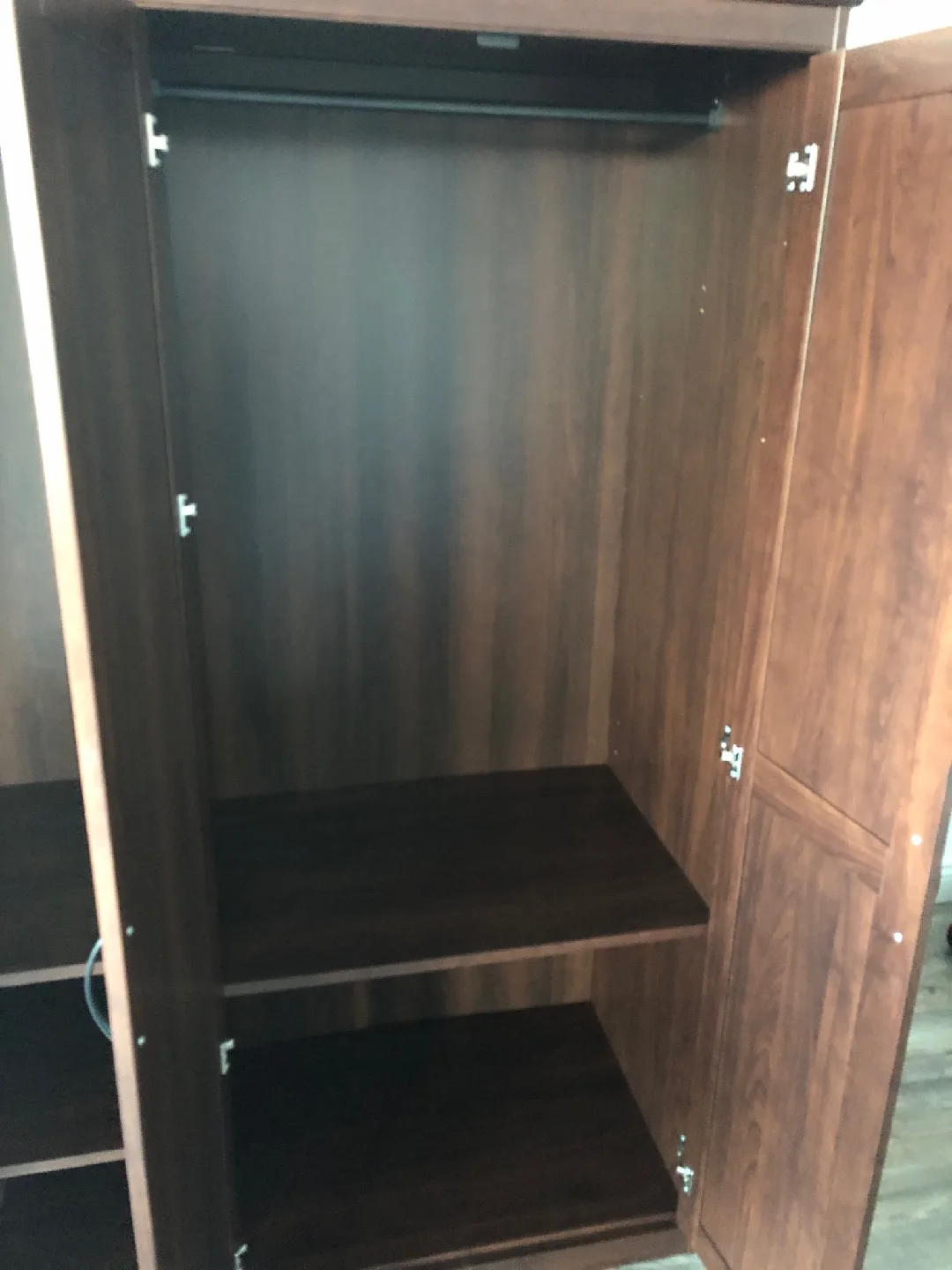 IKEA SONGESAND WARDROBE LIKE NEW BROWN image indicator(5)