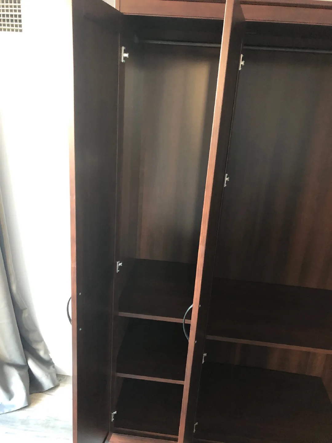 IKEA SONGESAND WARDROBE LIKE NEW BROWN image indicator(6)