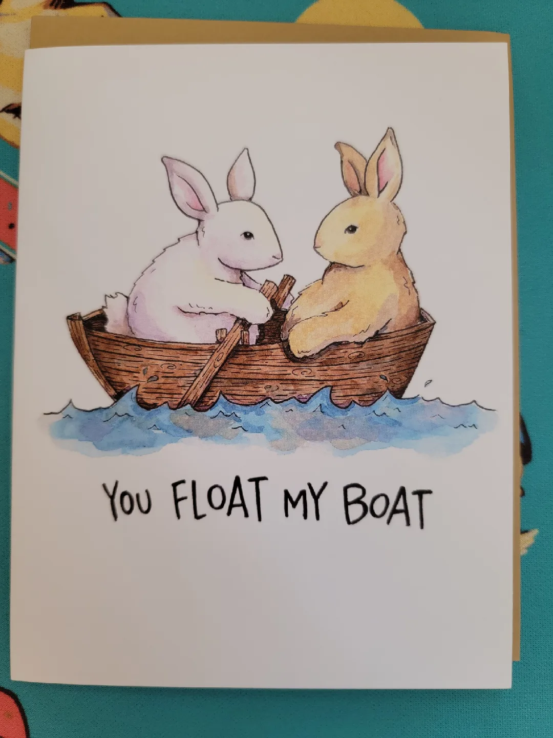 🥕 Paper Wilderness Card - You Float My Boat thumbnail