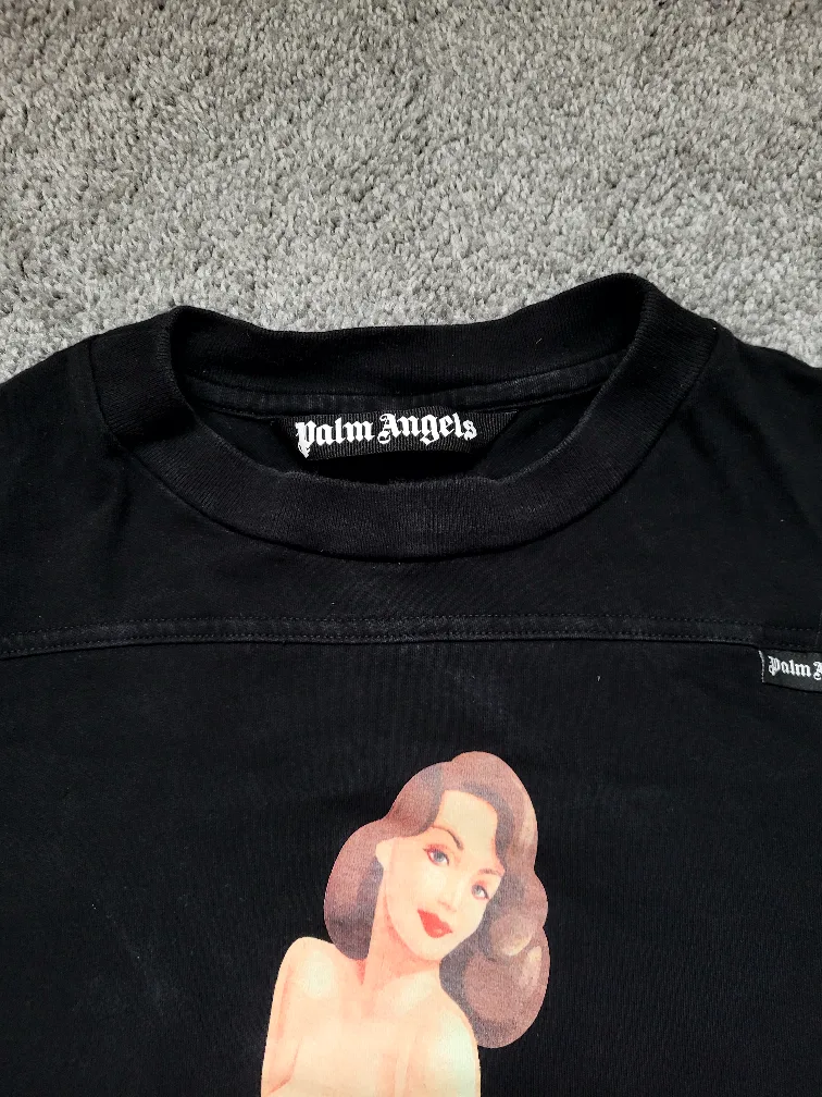 Palm Angels Mermaid Logo Over Tee image indicator(4)
