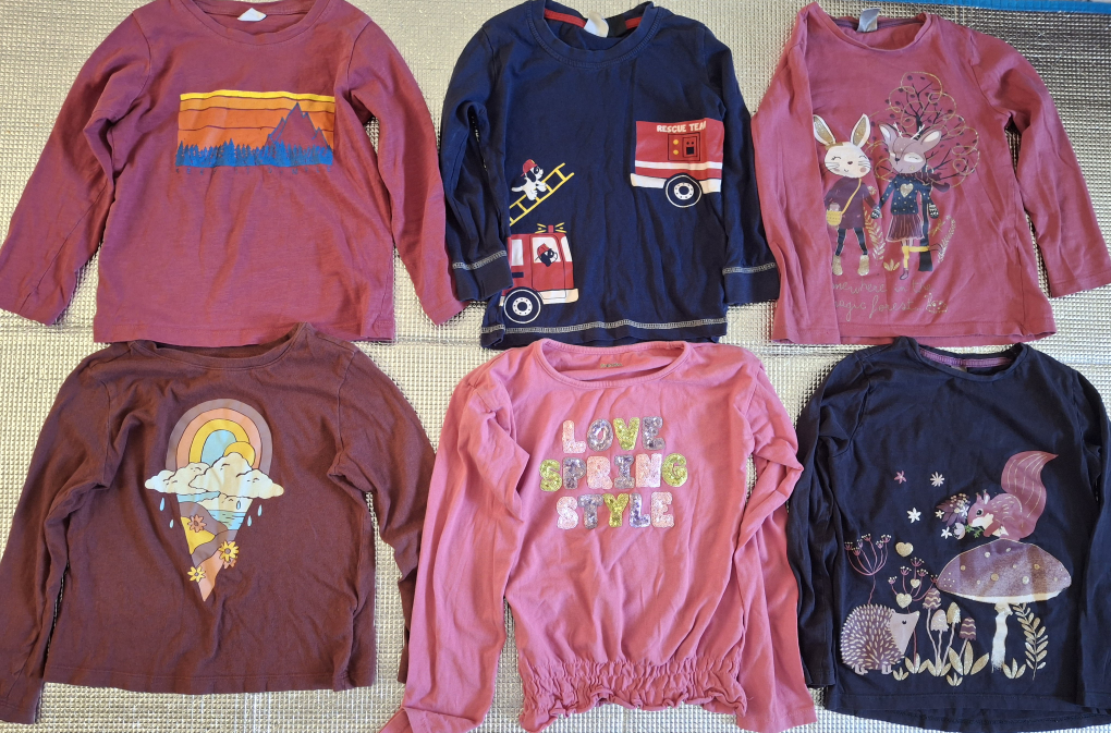 Girls Long Sleeve Shirts Bundle
