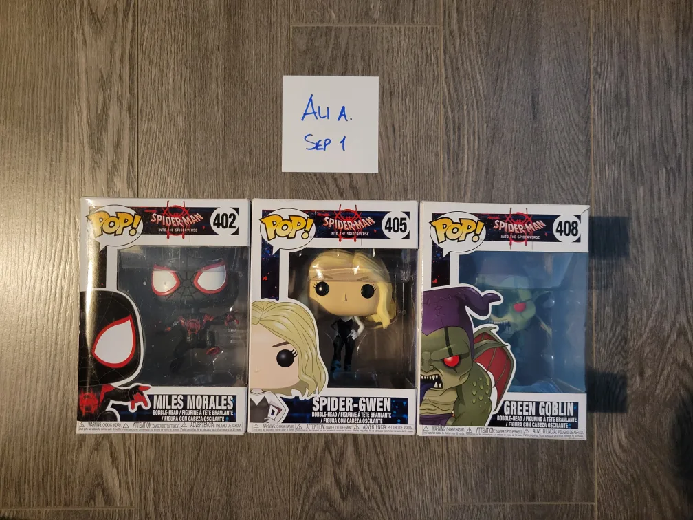 Funko Pop! Spider-Man: Into the Spider-Verse Figures thumbnail