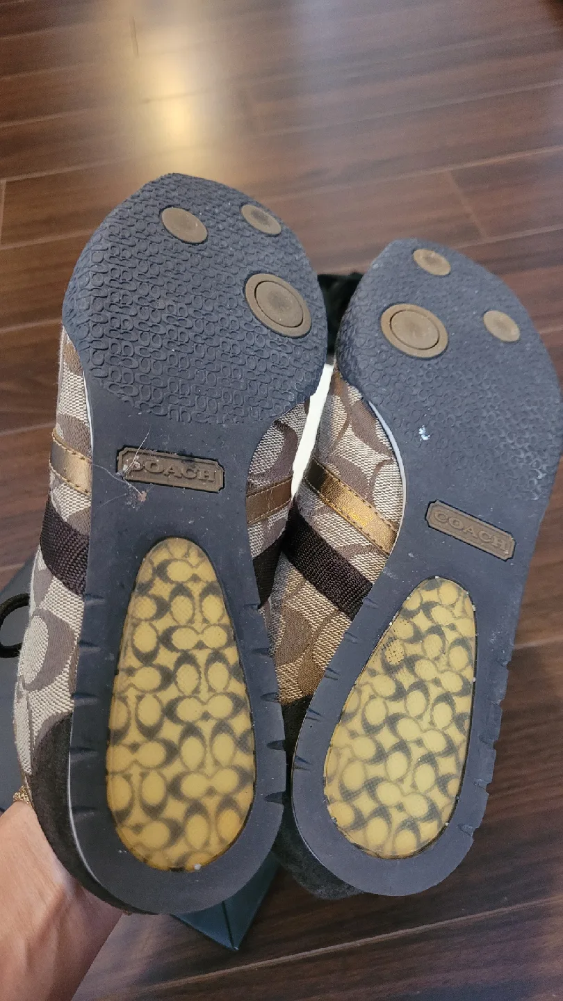 Coach Brown Leather Sneakers image indicator(4)