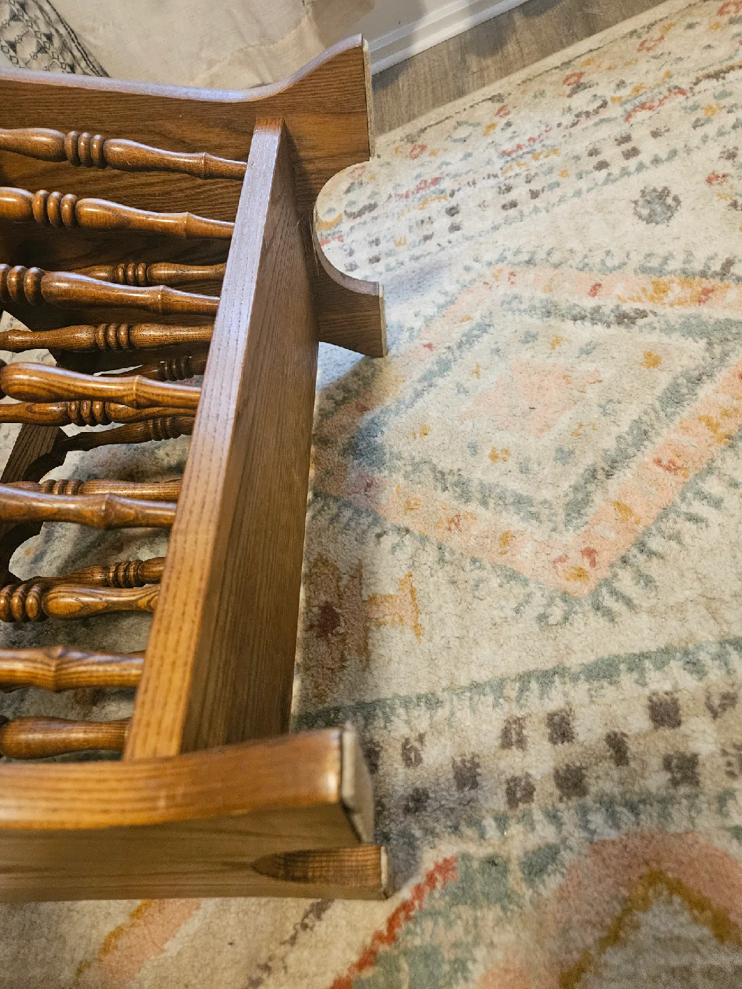 Vintage Wooden Magazine Rack image indicator(5)