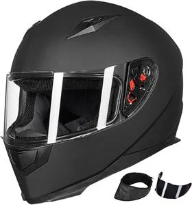 ILM Full Face XL Motorcycle Street Bike Helmet DOT thumbnail