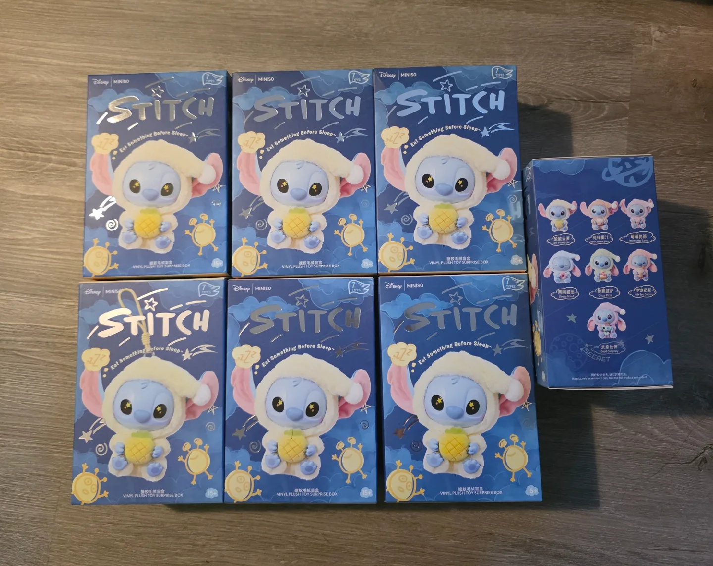 Disney Miniso Stitch Vinyl Plush Toy Surprise Box thumbnail
