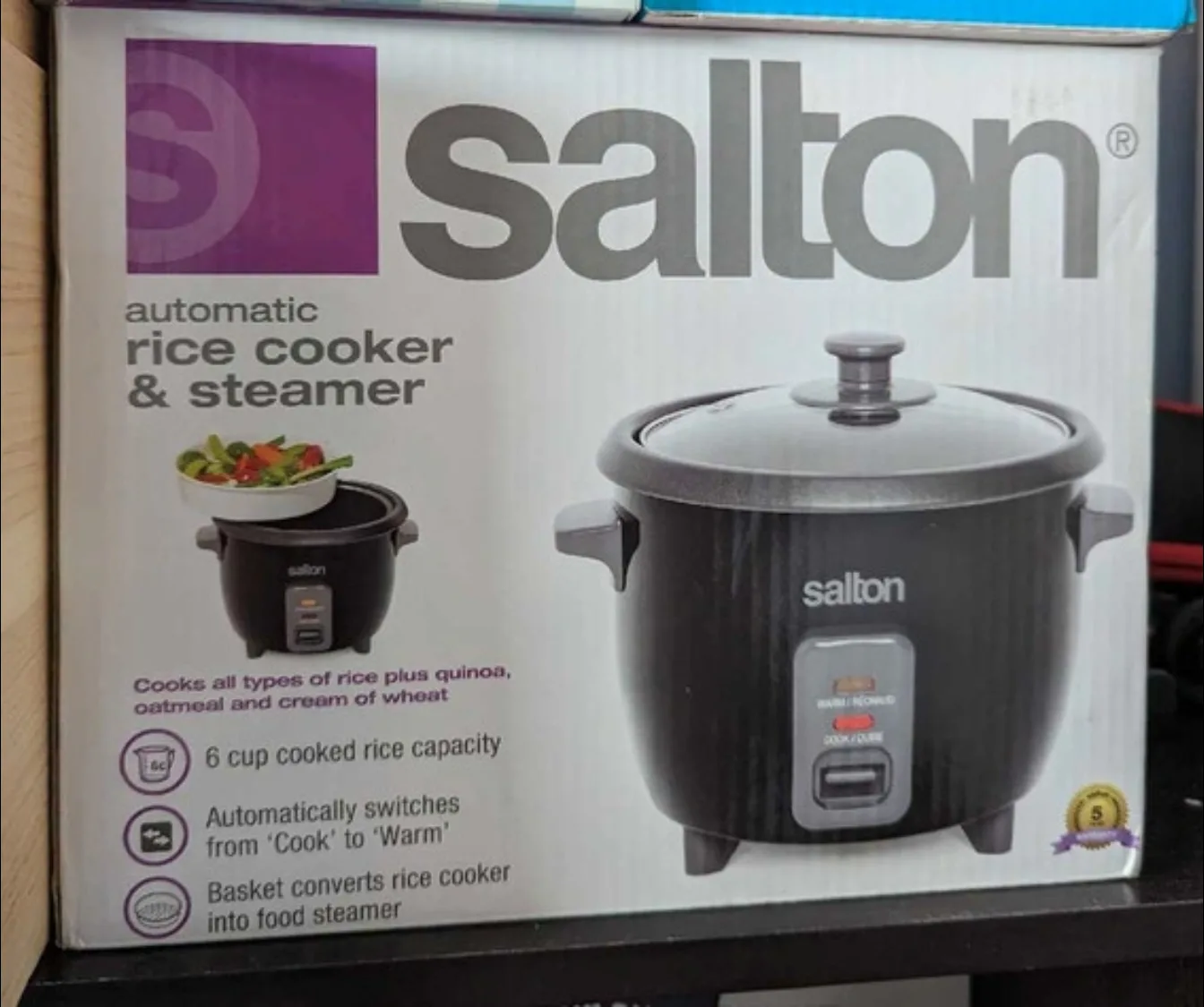 Salton Rice Cooker (Brand New)