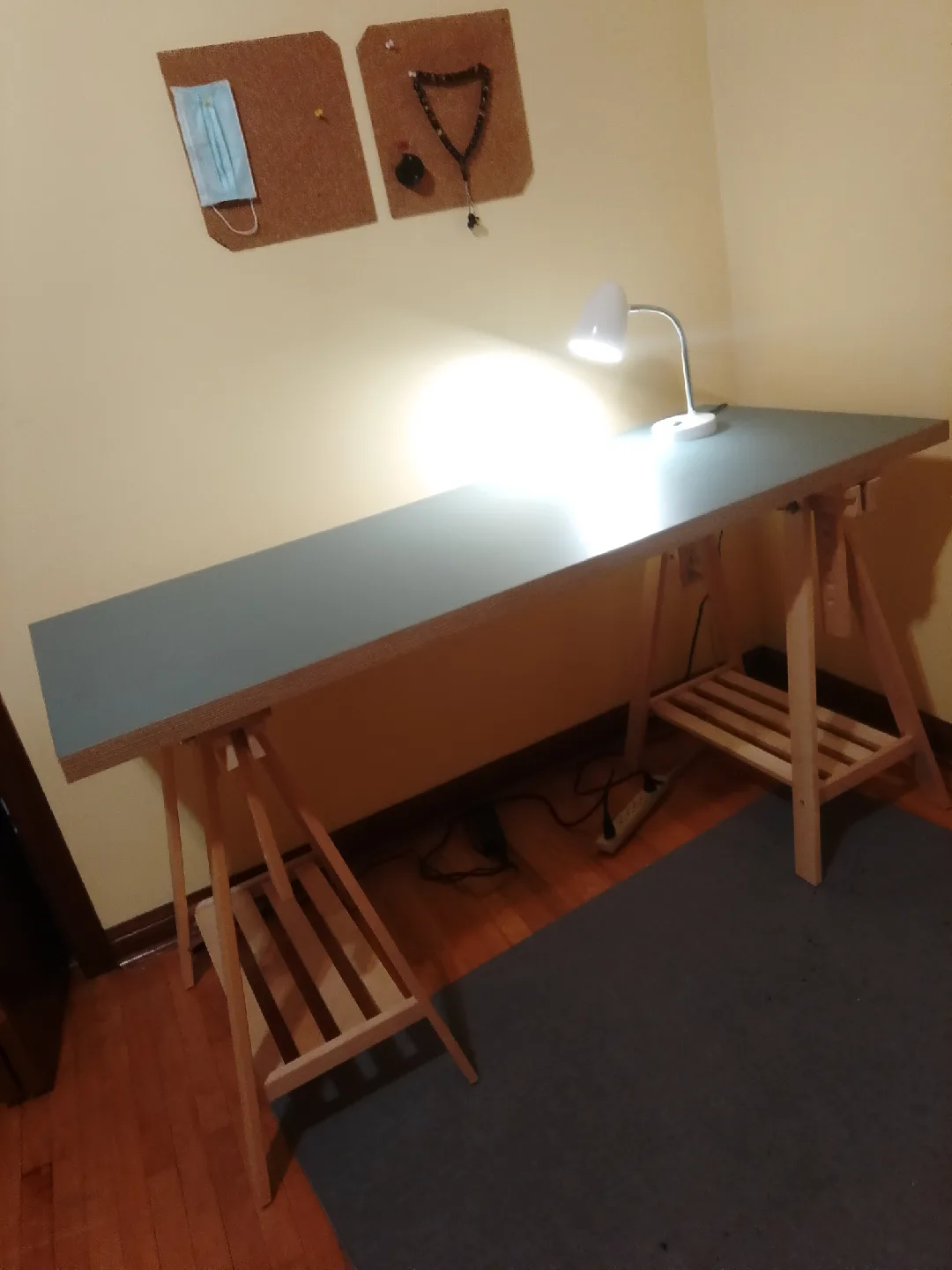 Trestle Desk with Grey Top thumbnail