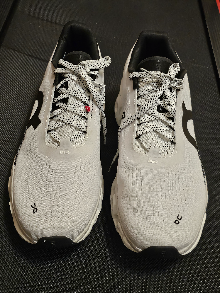 On Cloudmonster 2 White/Black Running Shoes - photo 3