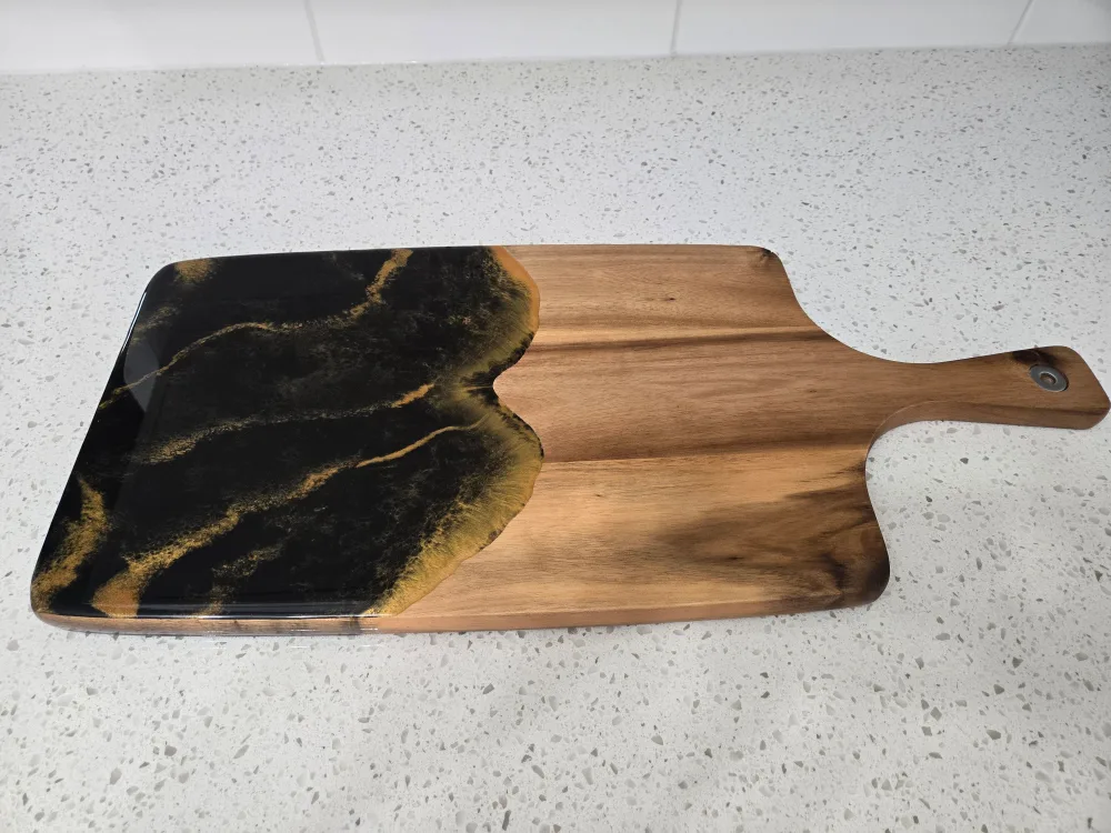 Handmade Wood & Resin Charcuterie Board image indicator(2)