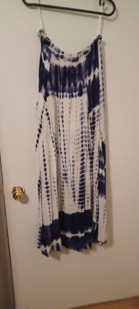 Tie Dye Dress - Blue and White image indicator(6)