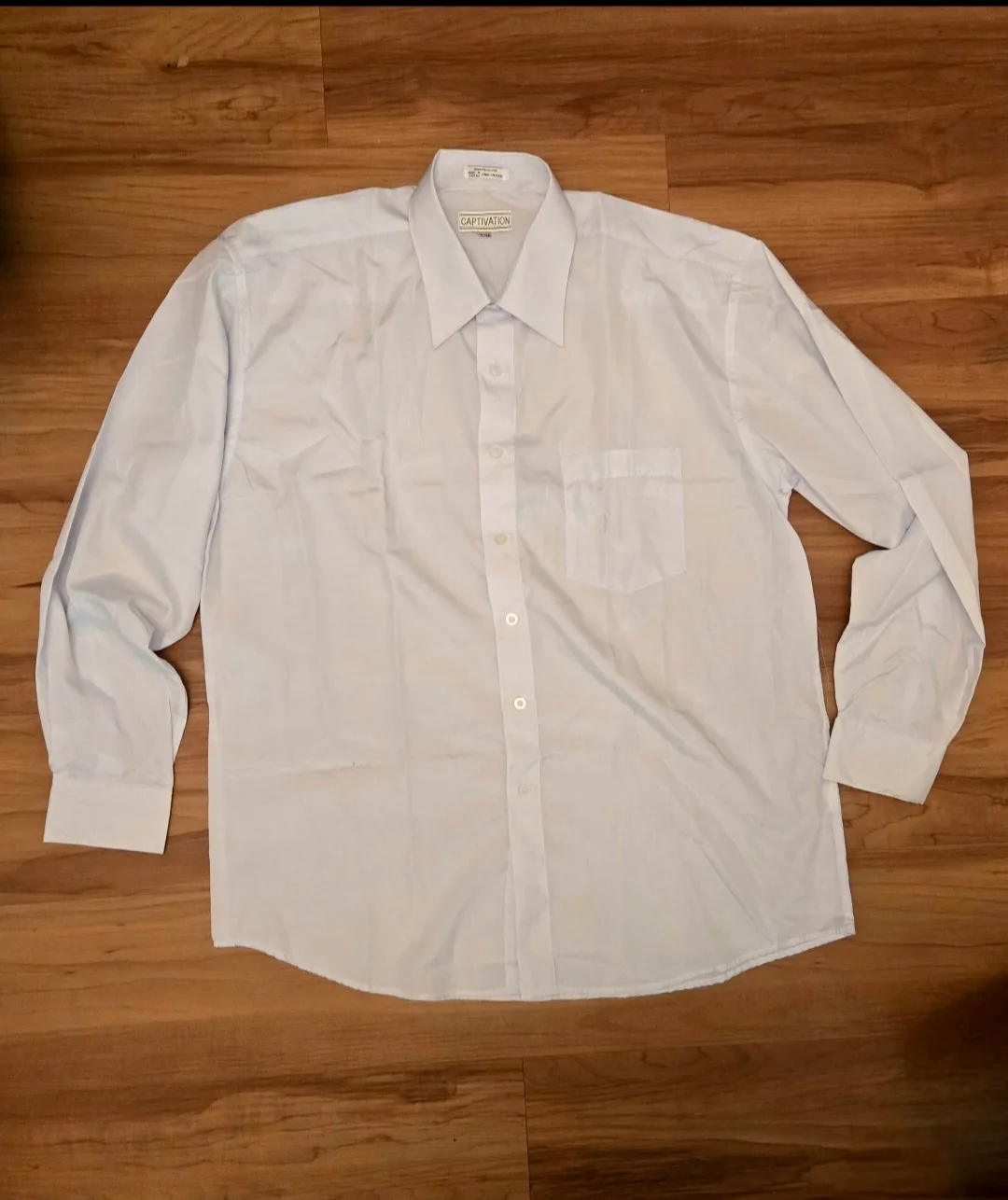 NEW Men's White Dress Shirts - Size 16-16 1/2 image indicator(4)