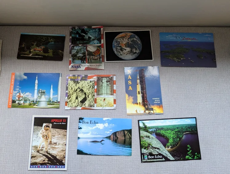 Vintage NASA & Ontario Postcard Set thumbnail