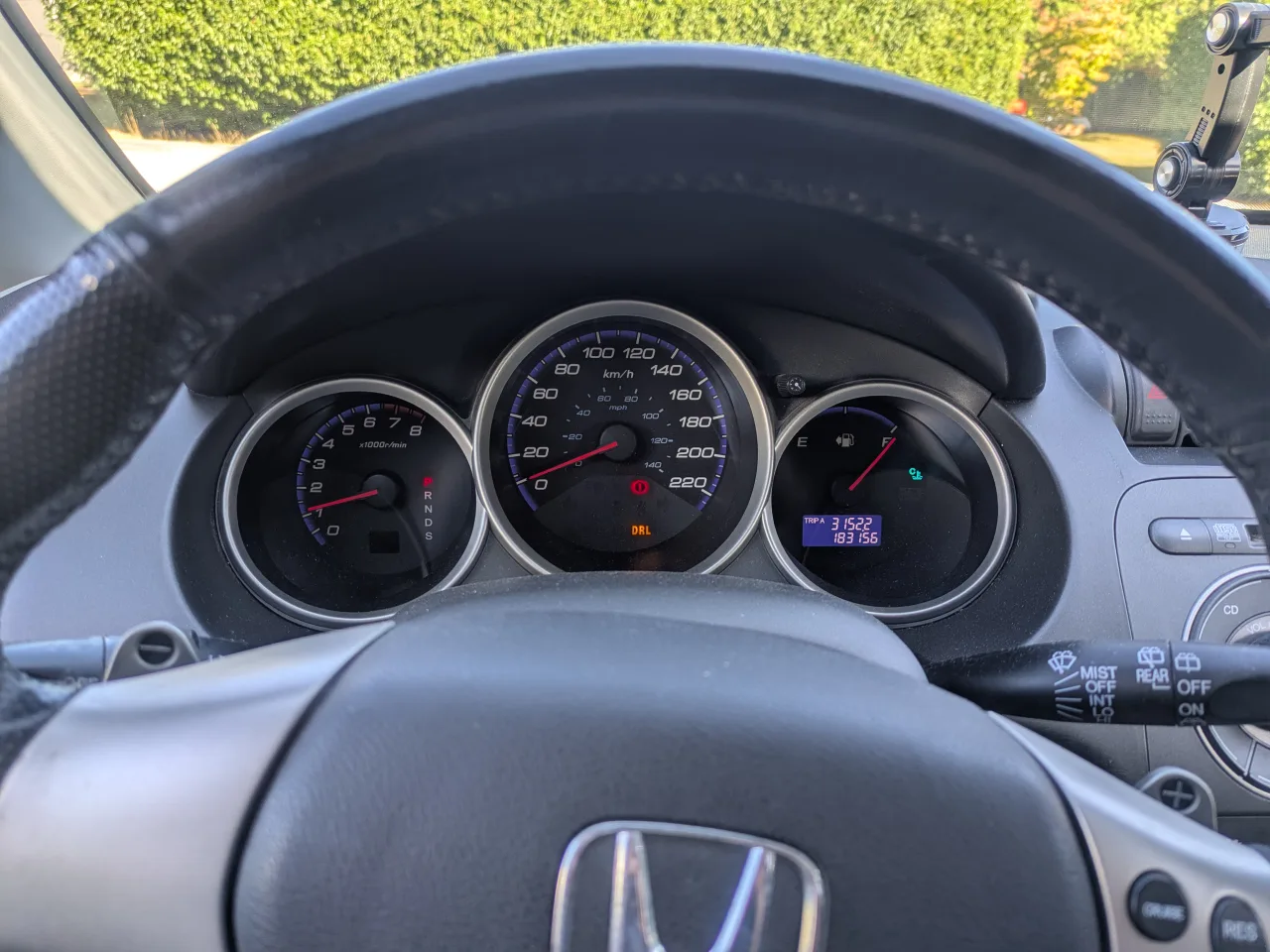 2008 Honda Fit 5dr HB Auto Sport. BC LOCAL VEHICLE- White image indicator(9)