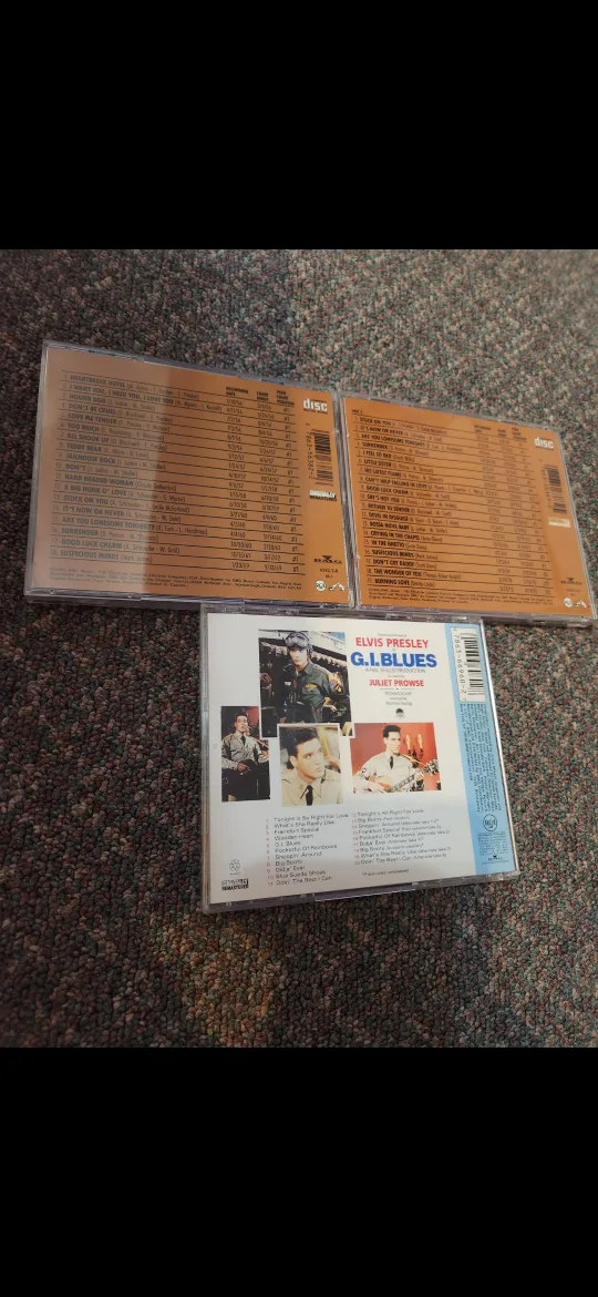 Elvis Presley CDs - The Number One Hits & G.I. Blues image indicator(2)